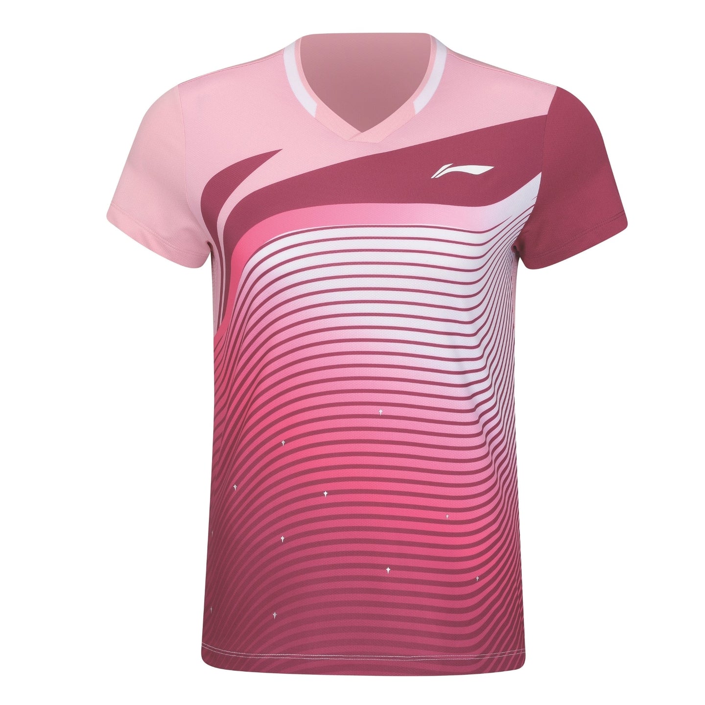 Li-Ning Badminton T-Shirt - Li-Ning Think Red Women - SportYouUp Danmark