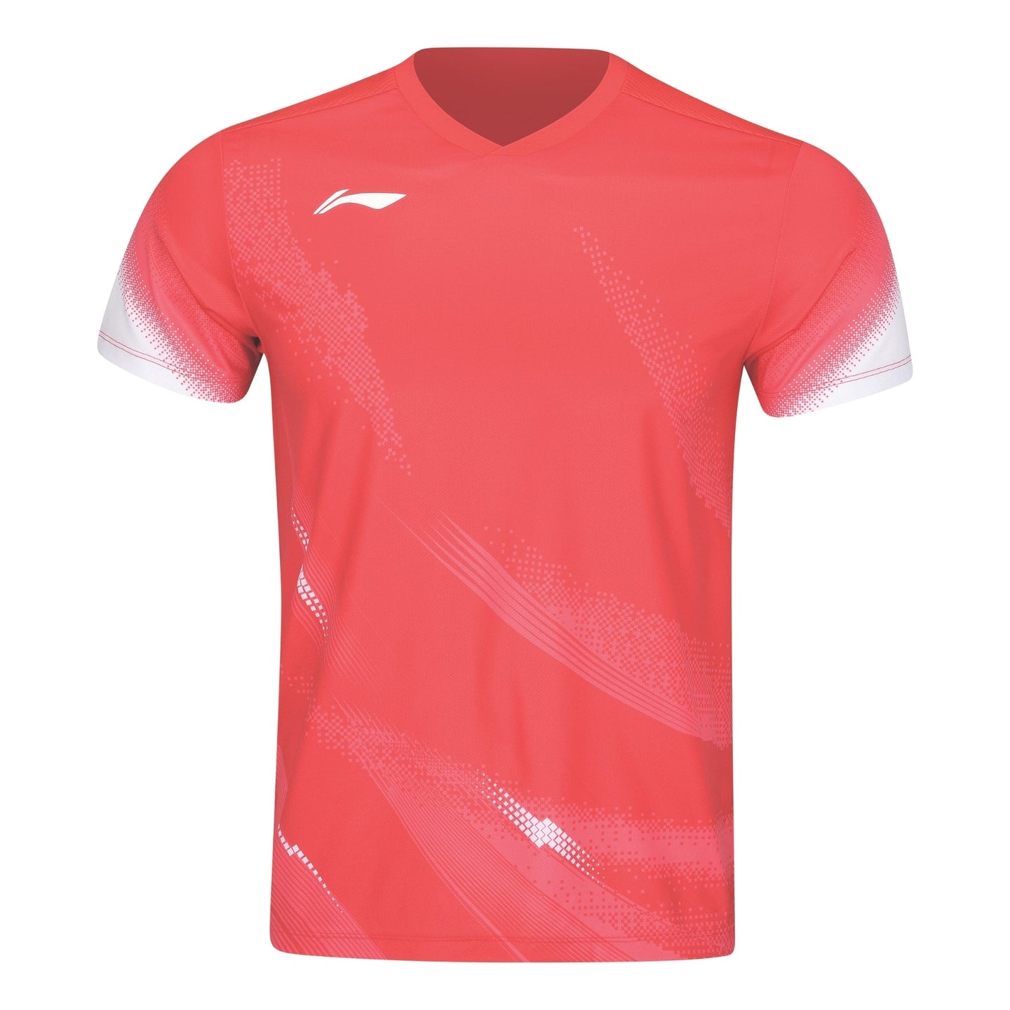 Li-Ning Badminton T-Shirt - Li-Ning Swift Red Unisex - SportYouUp Danmark