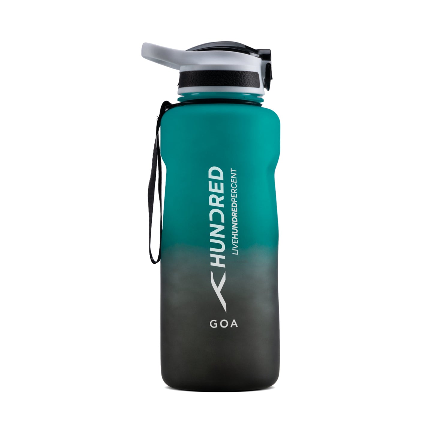 Water Bottle - GOA Green/Black