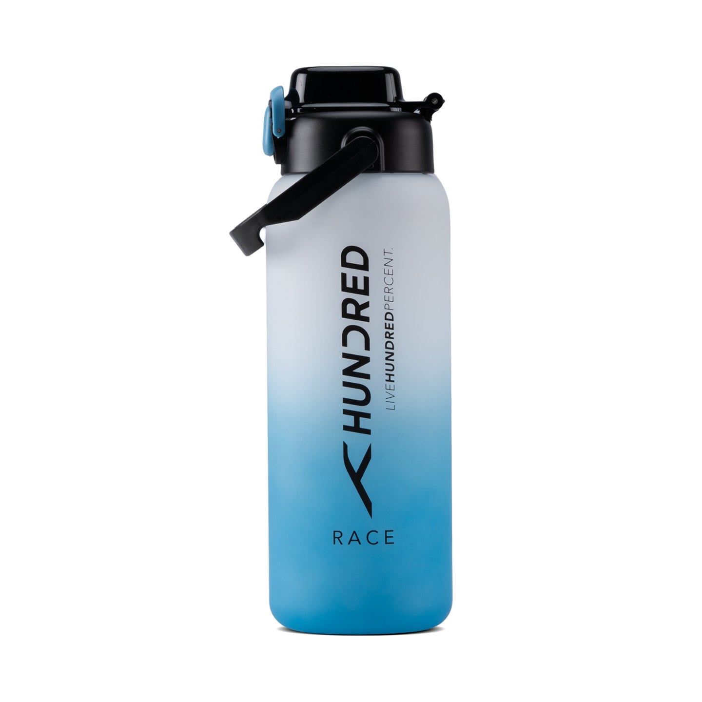 Water bottle - RACE White/Blue