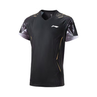 Li-Ning Badminton T-shirt - Li-Ning Play Cool Black Unisex - SportYouUp Europe