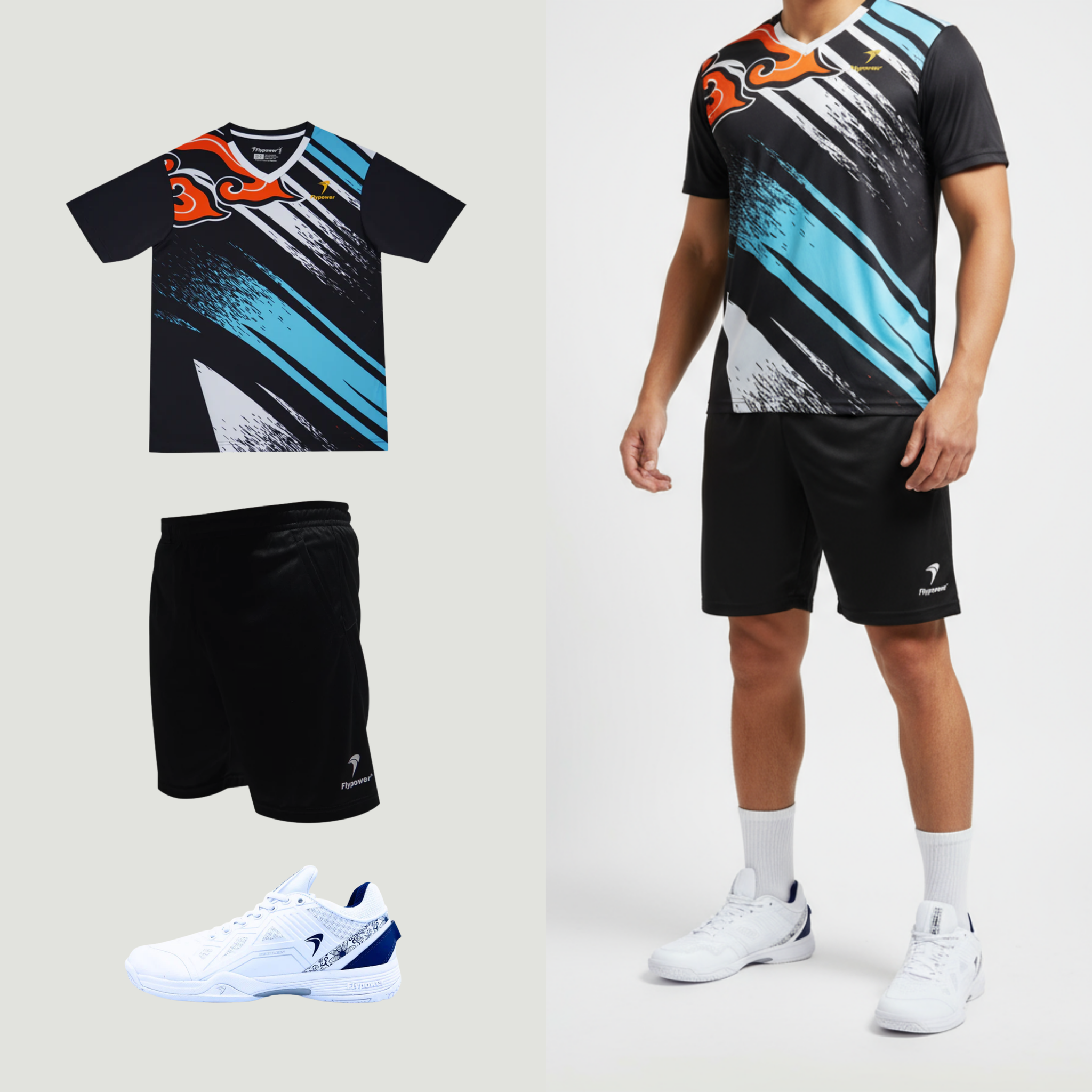 Flypower Mandalawangi 13 Black/Orange Unisex