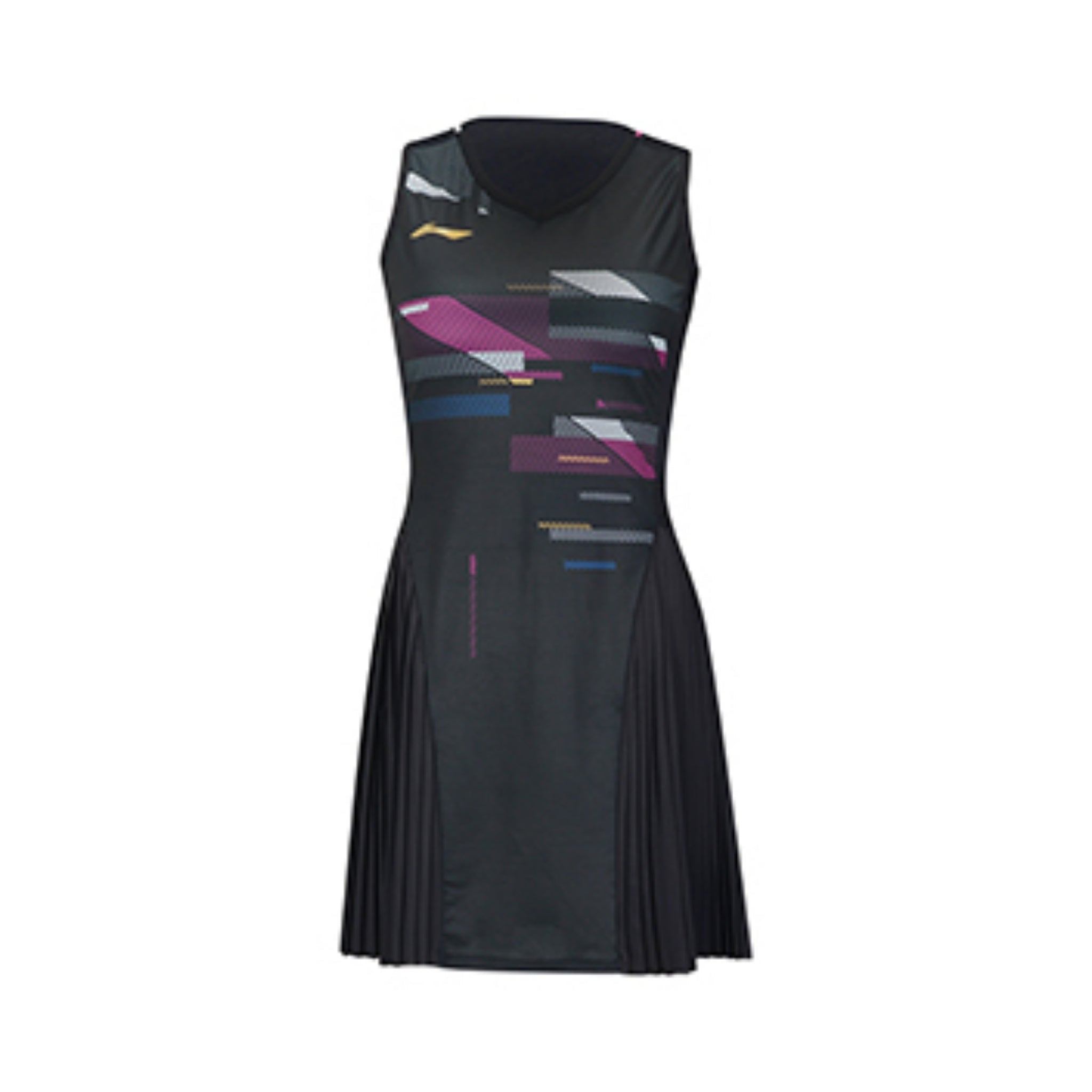 Badminton Dress - Li-Ning Fighter Black Dress - SportYouUp Europe