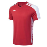 Li-Ning Badminton T-shirt - Li-Ning Simple Life Red Unisex - SportYouUp Europe