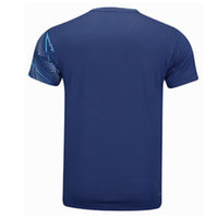 Li-Ning Badminton T-shirt - Li-Ning Champion Blue Unisex - SportYouUp Europe