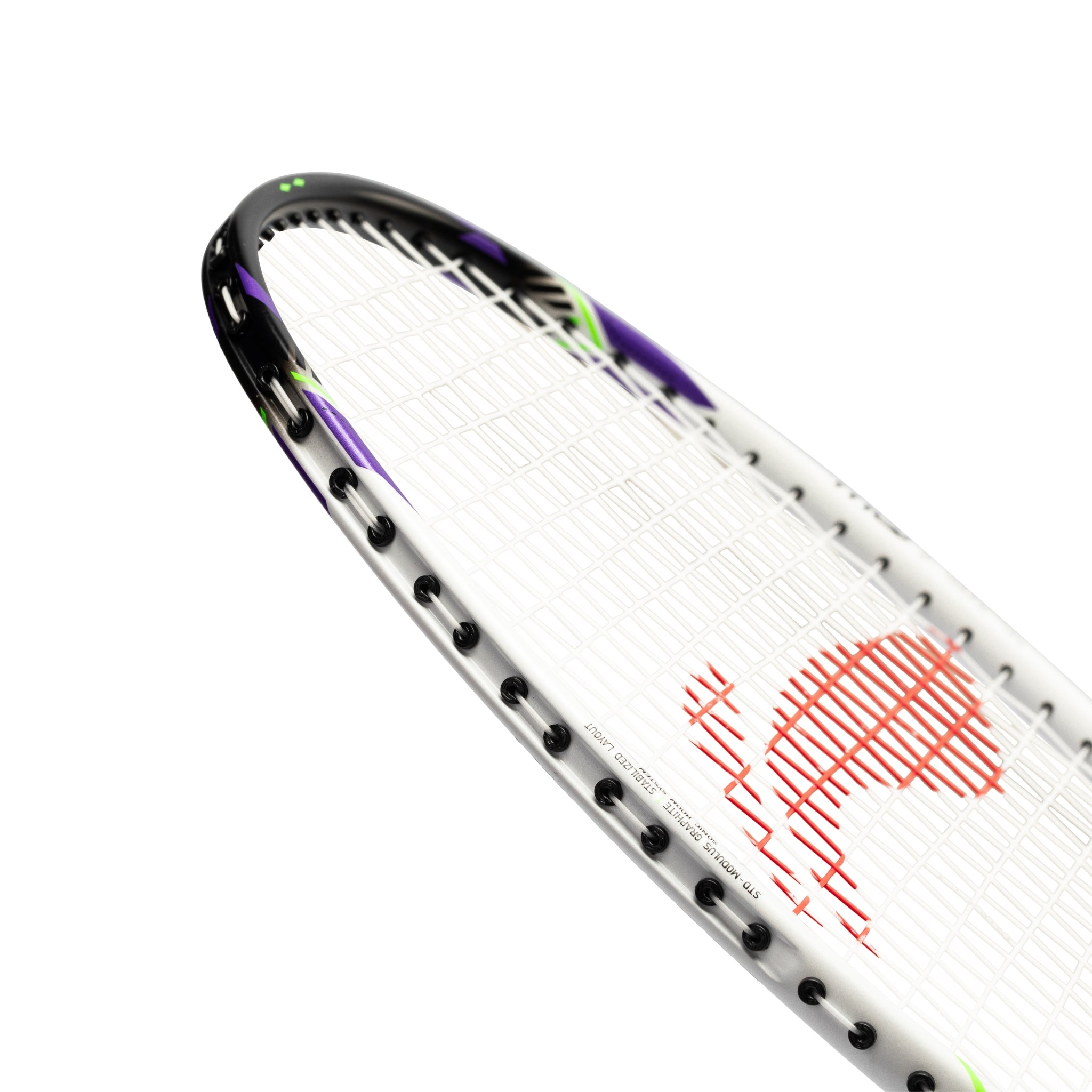 Li-Ning Badminton Racket - Li-Ning Halbertec Motor White - SportYouUp Europe